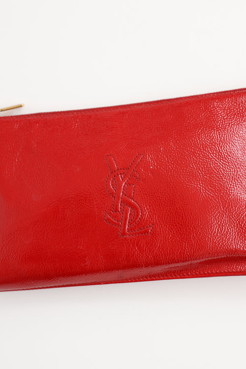 Saint Laurent Patent Belle De Jour Pouch