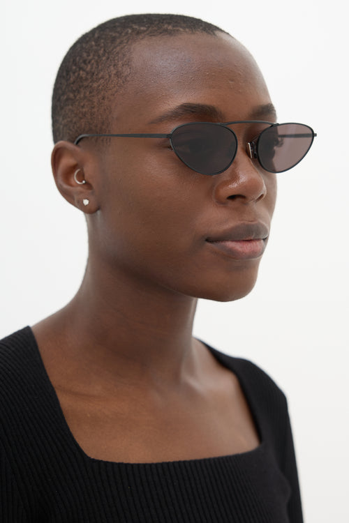 Saint Laurent SL538 Oval Sunglasses