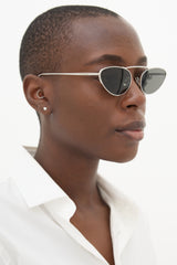 Saint Laurent SL538 Oval Sunglasses