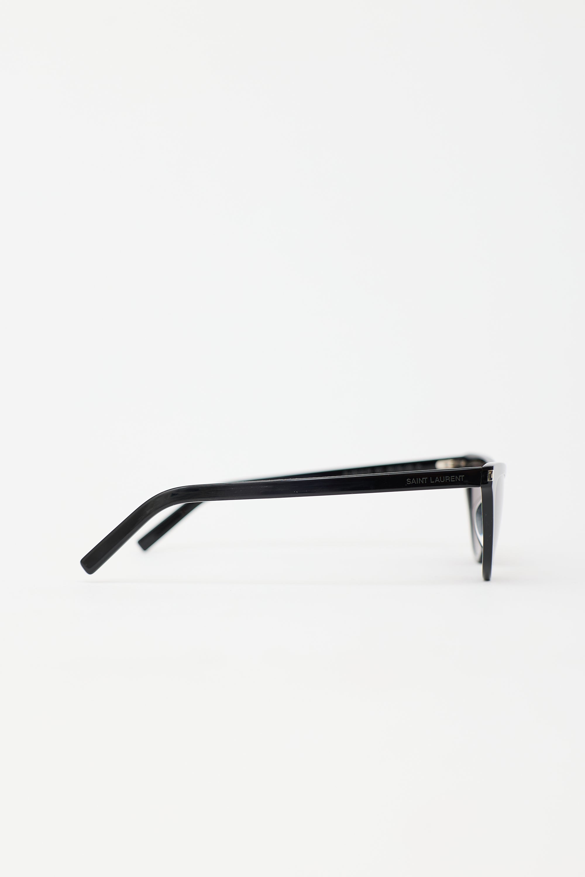 Saint Laurent SL550 Slim 001 Cat Eye Sunglasses Black Saint Laurent SL M153 001 55 | Bassol Optic United States main image 4