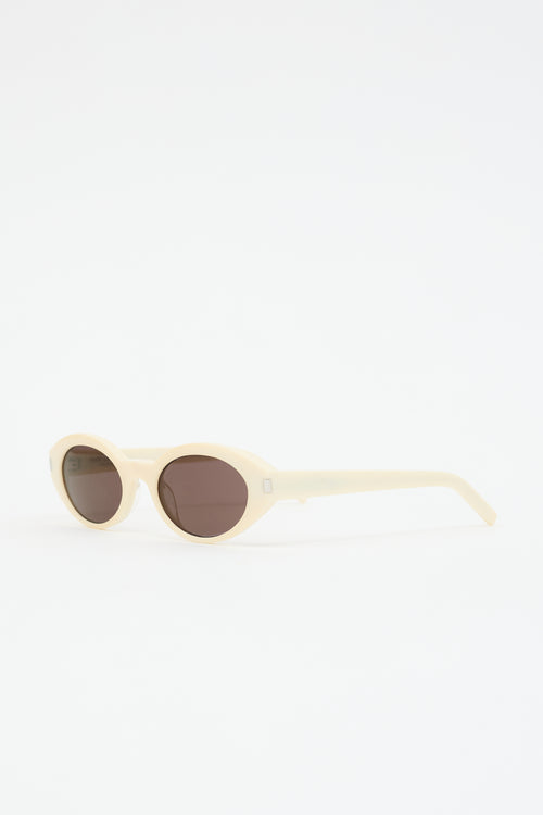 Saint Laurent SL567 Oval Sunglasses