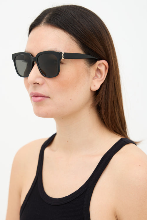 Saint Laurent SLM40 Monogram Square Sunglasses