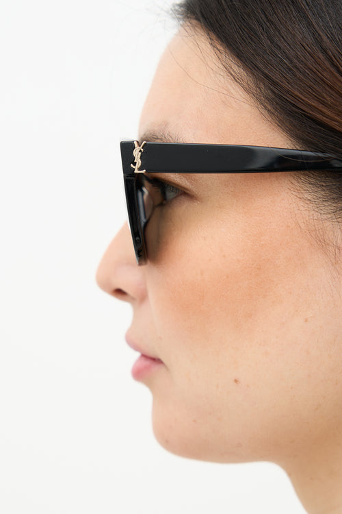 Saint Laurent SLM40 Monogram Square Sunglasses