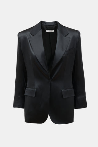 Saint Laurent SS 2001 Silk Tailored Blazer