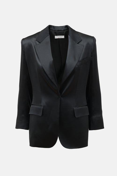 Saint Laurent SS 2001 Silk Tailored Blazer