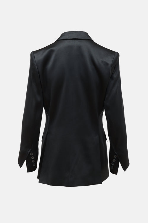 Saint Laurent SS 2001 Silk Tailored Blazer