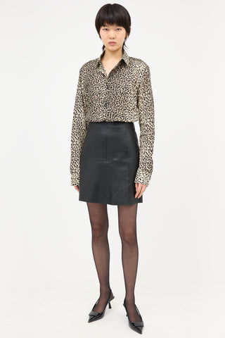 Saint Laurent SS 2013 Printed Shirt