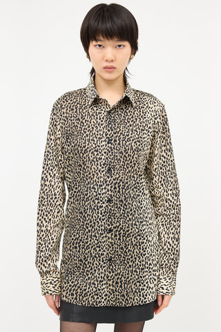 Saint Laurent SS 2013 Printed Shirt