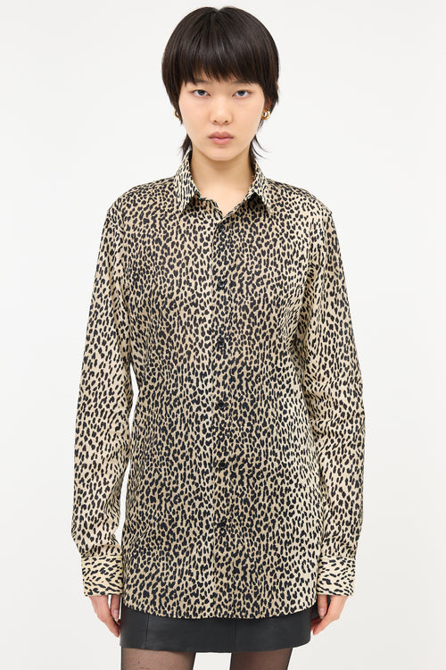 Saint Laurent SS 2013 Printed Shirt