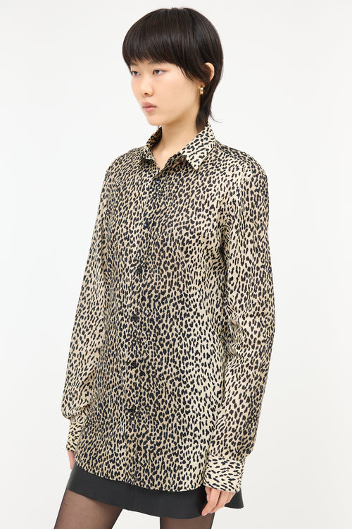 Saint Laurent SS 2013 Printed Shirt