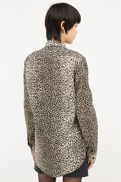 Saint Laurent SS 2013 Printed Shirt