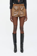 Saint Laurent 2020 Leather Shorts
