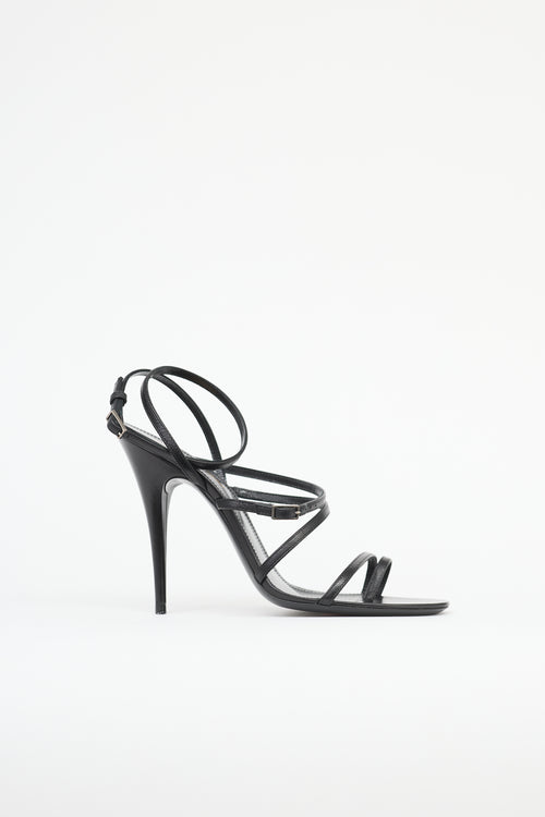 Saint Laurent Leather Bellini Strappy Heel