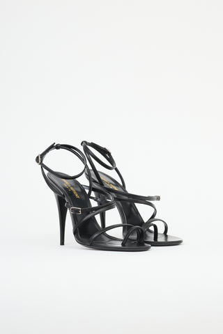 Saint Laurent Leather Bellini Strappy Heel