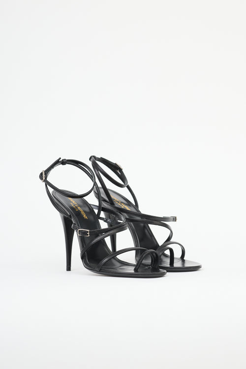 Saint Laurent Leather Bellini Strappy Heel