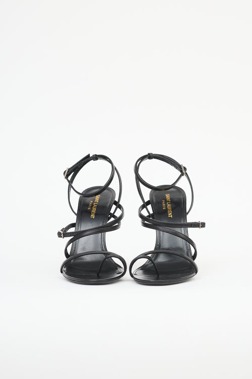 Saint Laurent Leather Bellini Strappy Heel