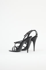 Saint Laurent Leather Bellini Strappy Heel