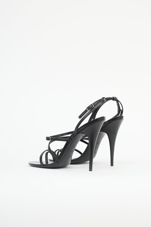 Saint Laurent Leather Bellini Strappy Heel