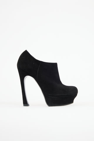 Saint Laurent Suede Palais Heel