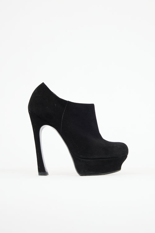 Saint Laurent Suede Palais Heel