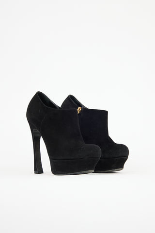 Saint Laurent Suede Palais Heel