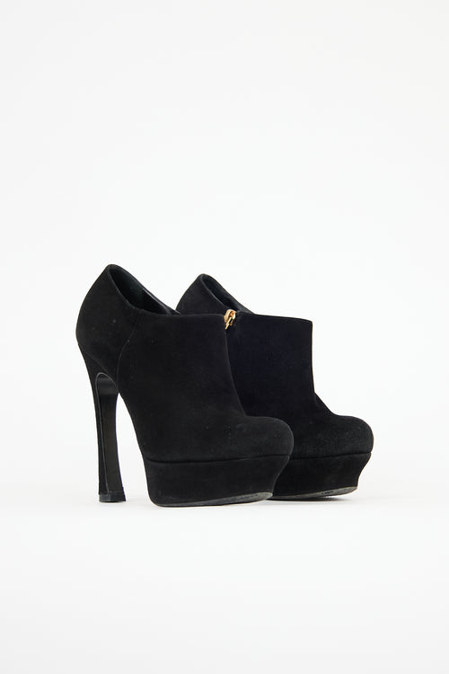 Saint Laurent Suede Palais Heel