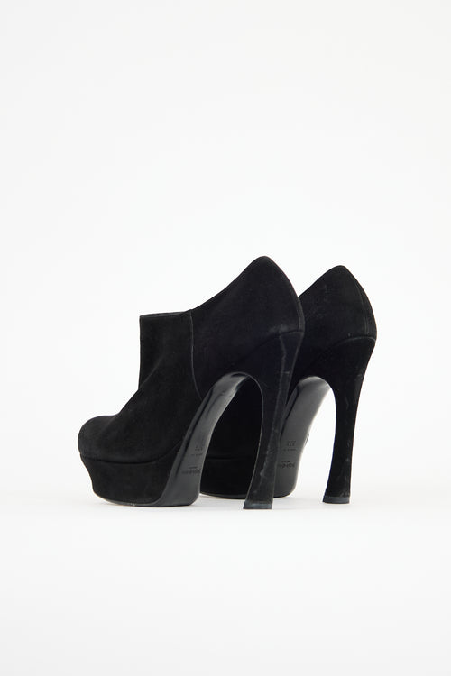 Saint Laurent Suede Palais Heel