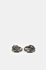 Saint Laurent Suede Printed Tribute Sandal
