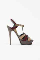Saint Laurent Suede Tribute Sandal