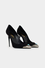 Saint Laurent Suede Zoe Western Pump