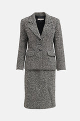 Saint Laurent C. 1980s Tweed Co-Ord Set