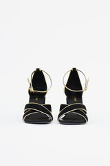 Saint Laurent Velvet Sandal