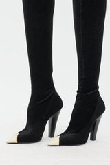 Saint Laurent Velvet Phantom Pantaboot Trouser