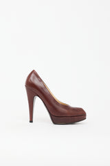 Saint Laurent Vintage Leather Pointed Pump