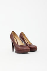 Saint Laurent Vintage Leather Pointed Pump