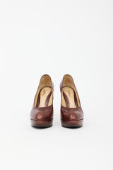 Saint Laurent Vintage Leather Pointed Pump