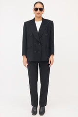 Saint Laurent Vintage Striped Blazer