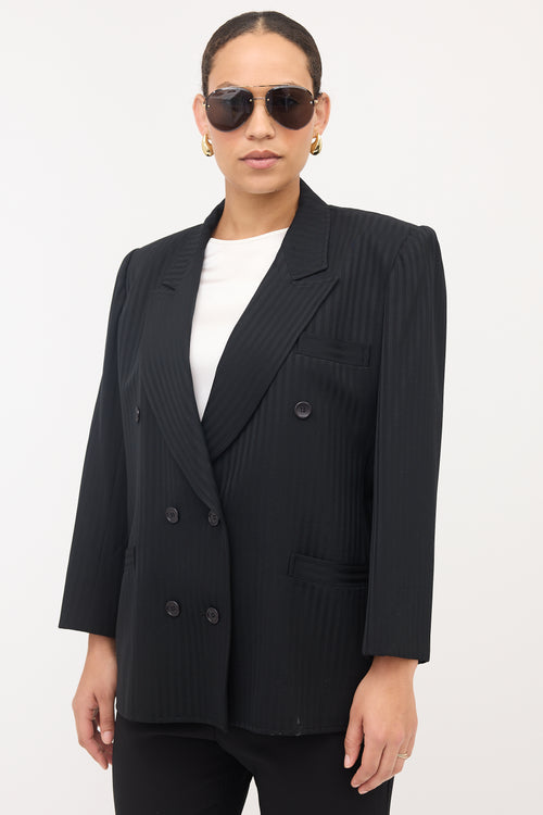 Saint Laurent Vintage Striped Blazer