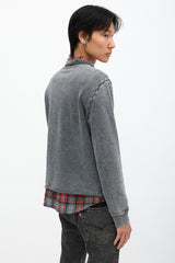Saint Laurent Washed Logo Sweatshirt