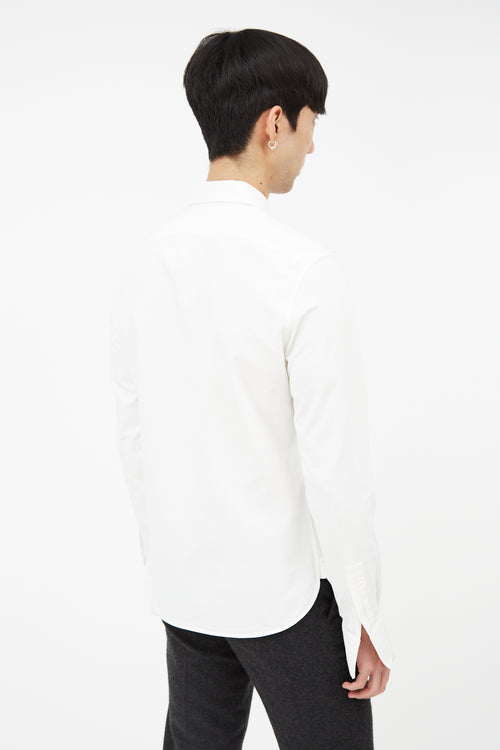 Saint Laurent White Oxford Cloth Shirt