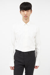 Saint Laurent White Oxford Cloth Shirt