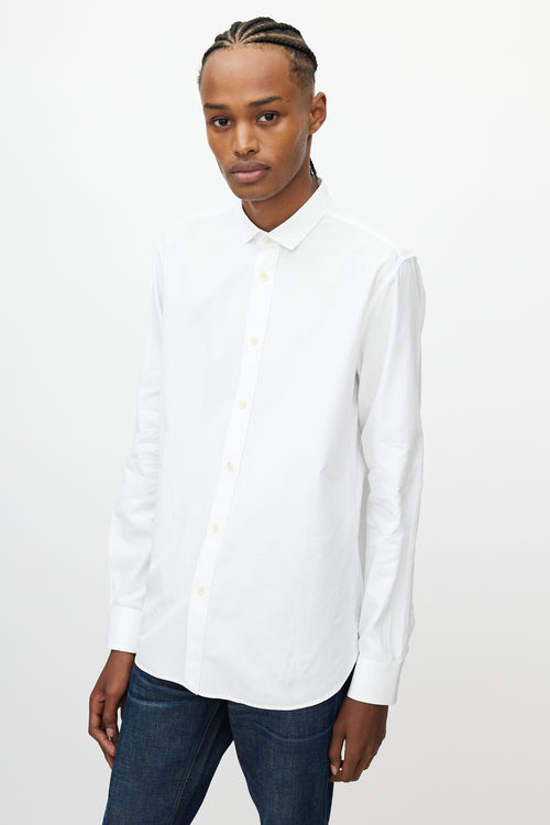 Saint Laurent White Long Sleeve Shirt