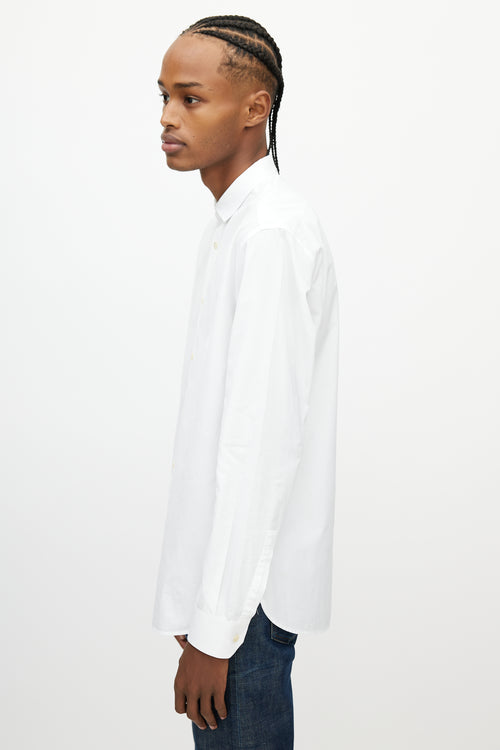 Saint Laurent White Long Sleeve Shirt