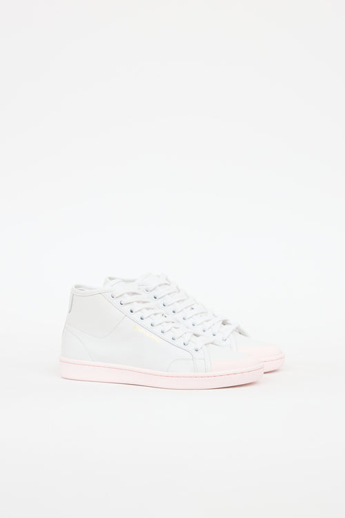 Saint Laurent Leather Joyce Sneaker