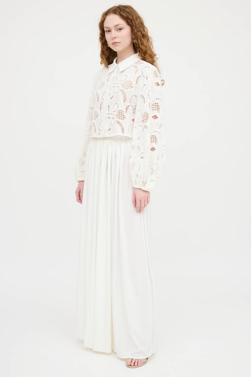 Saint Laurent Vintage Flowy Pant