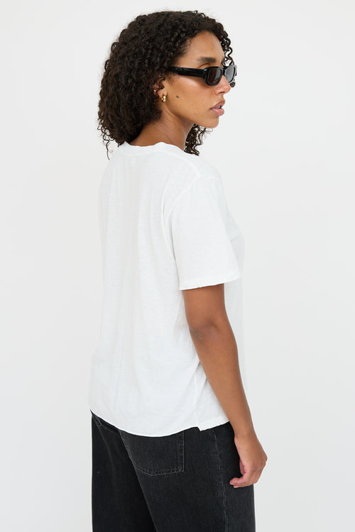 Saint Laurent Script Graphic T-Shirt