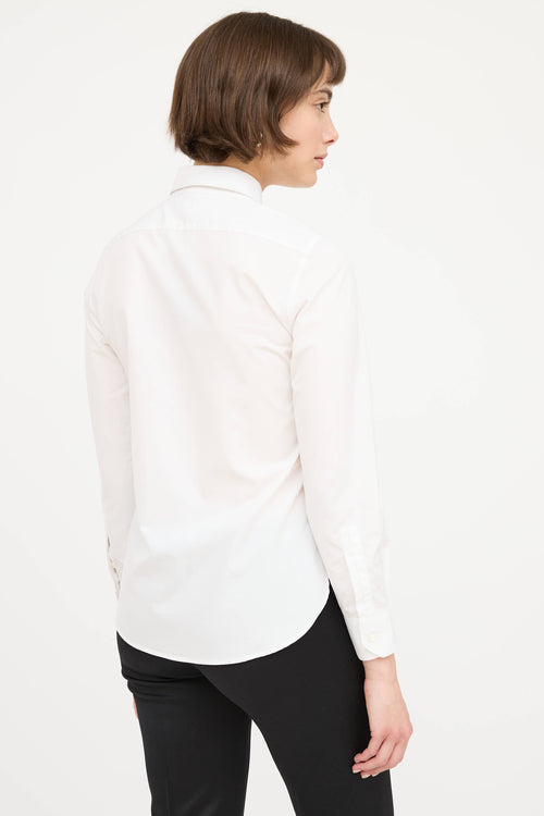 Saint LaurentPleated Tuxedo Shirt