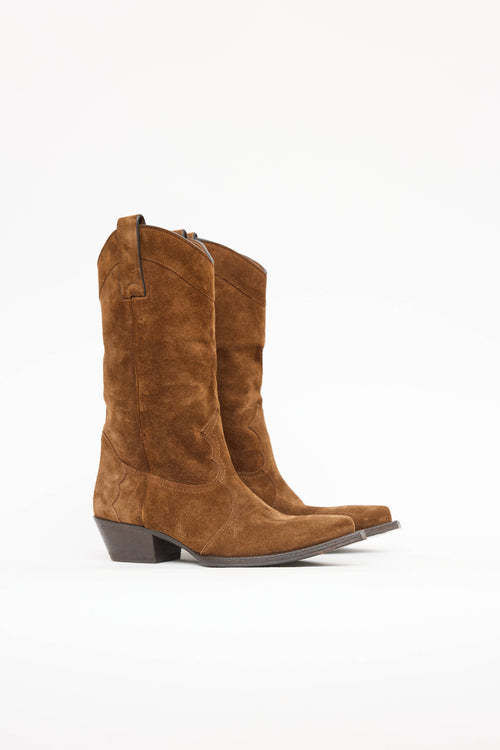 Saint LaurentSuede Houston Boot