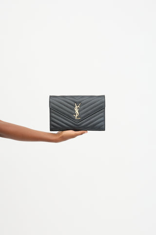 Saint Laurent 2014 Cassandre Envelope Chain Crossbody Bag