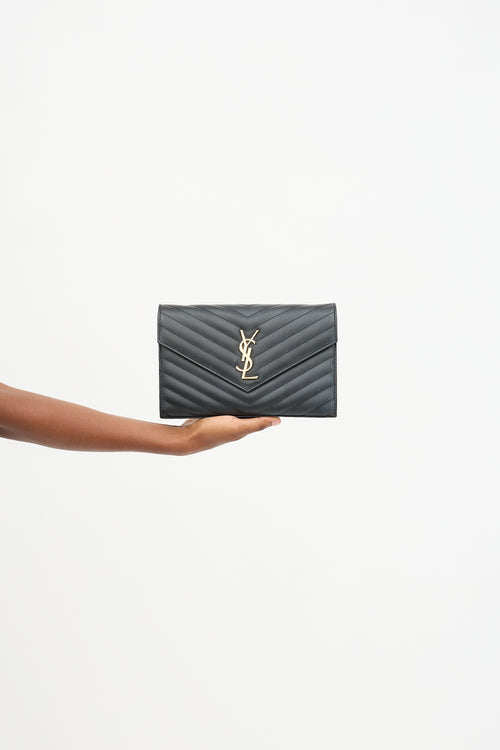 Saint Laurent 2014 Cassandre Envelope Chain Crossbody Bag